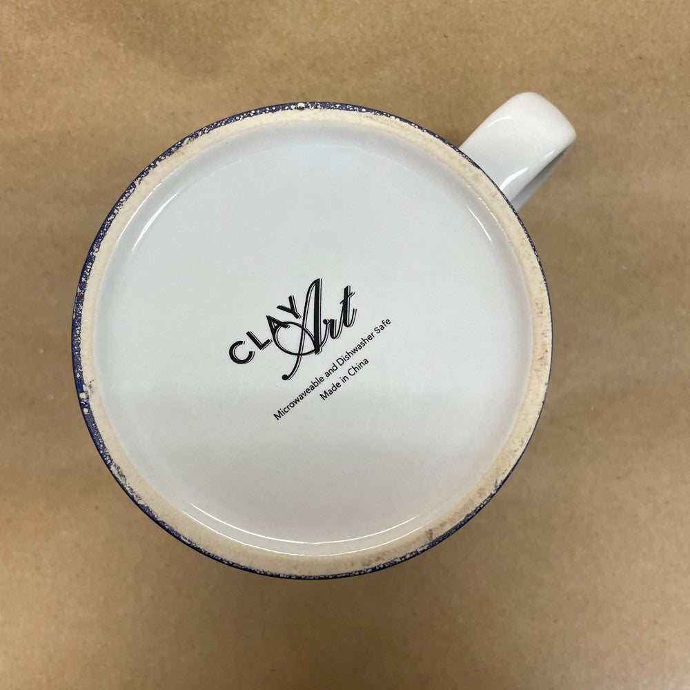 Clay Art Heart the USA Mug